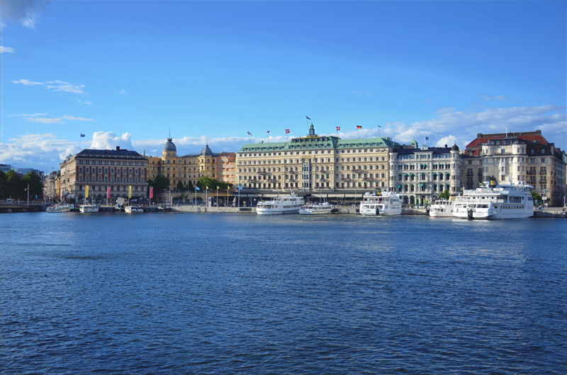 26 - The iconic Grand Hotel Stockholm, a luxury landmark situated on the waterfront of Strömmen